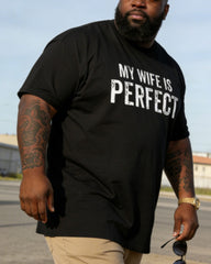 My Wife Flawless-Funny Wedding Anniversary Gift T-Shirt For Husband