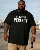 My Wife Flawless-Funny Wedding Anniversary Gift T-Shirt For Husband